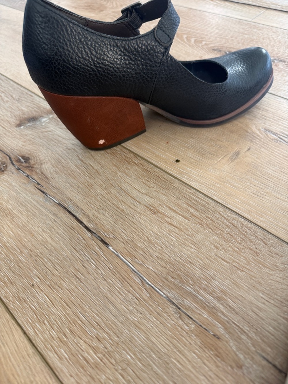 KORK-EASE BROWN LEATHER MARY JANES 9! - Picture 6 of 7